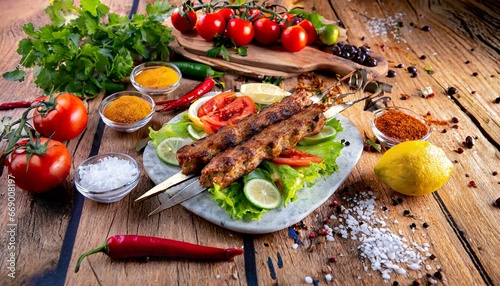 Turkish Adana Kebab - Traditional Turkish food