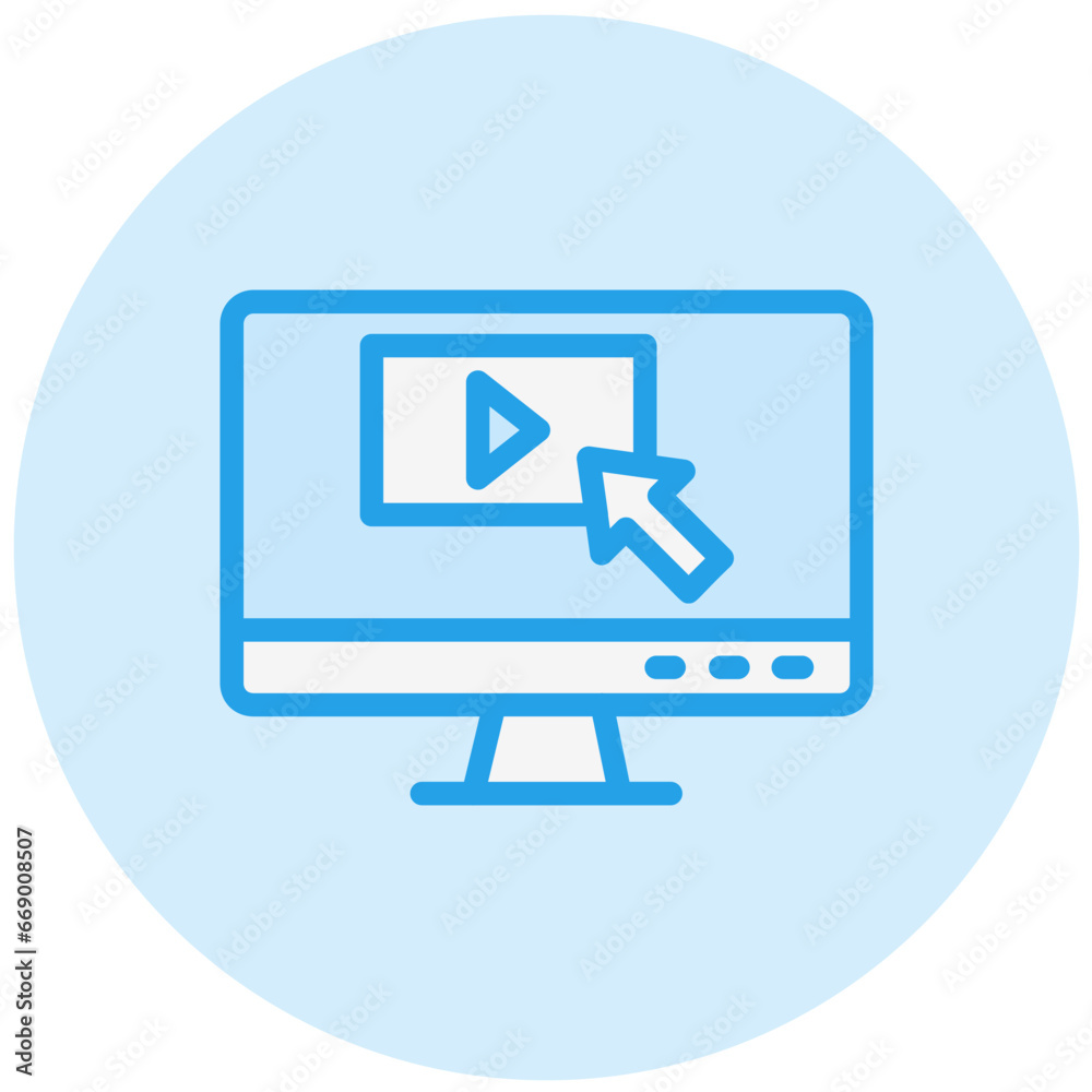 Clickstream Vector Icon Design Illustration Clickstream Vector Icon Design Illustration