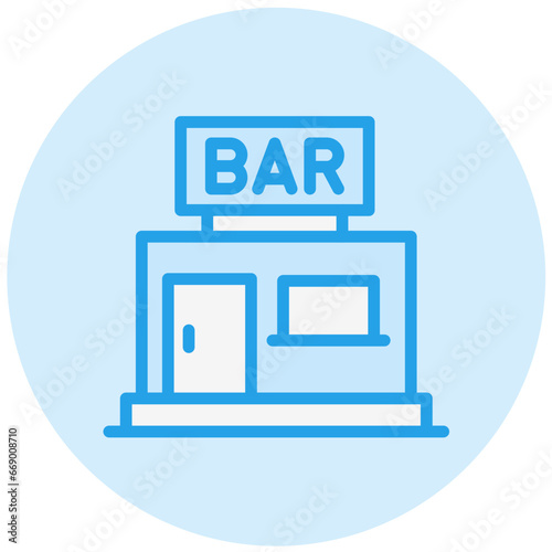 Bar Vector Icon Design Illustration