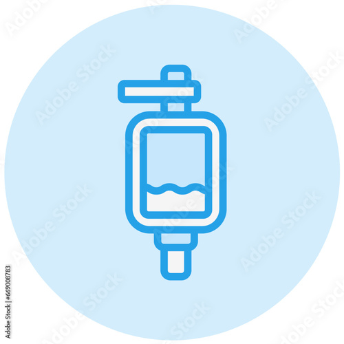 Urinal Vector Icon Design Illustration