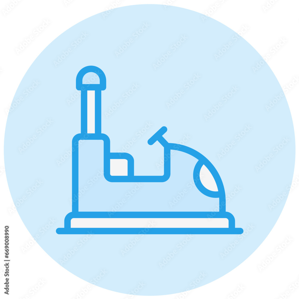 Bumper Car Vector Icon Design Illustration Bumper Car Vector Icon Design Illustration