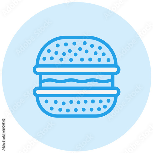 Macaroons Vector Icon Design Illustration