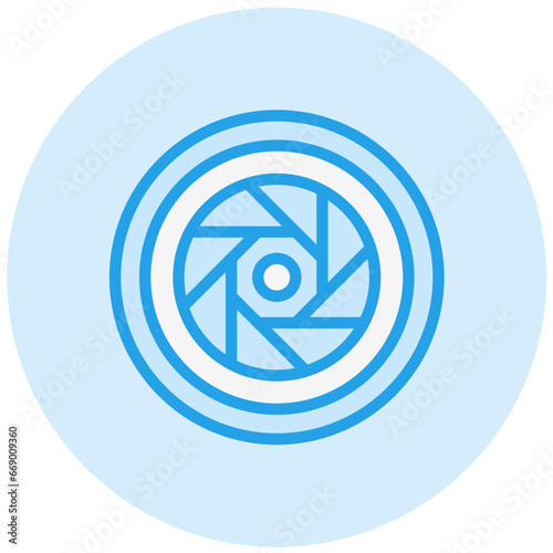 Diafragma Vector Icon Design Illustration