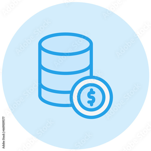 Dollar Vector Icon Design Illustration