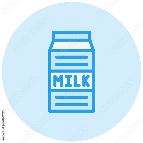 Milk Vector Icon Design Illustration