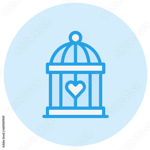 Cage Vector Icon Design Illustration