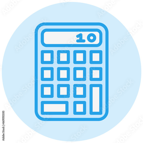 Calculator Vector Icon Design Illustration