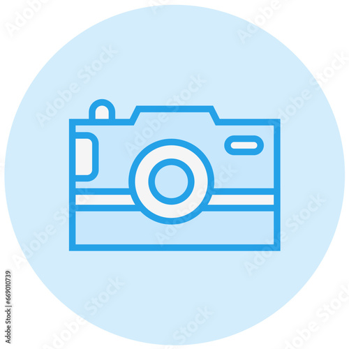 Camera Vector Icon Design Illustration