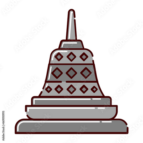 Borobudur Temple Icon