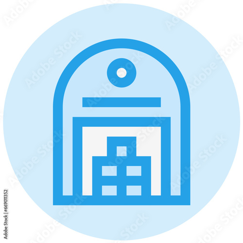 Warehouse Vector Icon Design Illustration