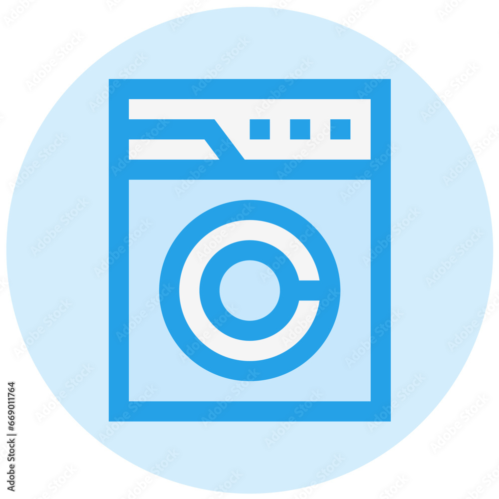 Washing machine Vector Icon Design Illustration Washing machine Vector Icon Design Illustration