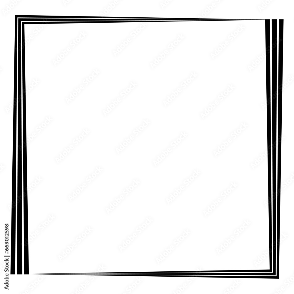 Abstract photo frame made of double stripes, interior template Abstract photo frame made of double stripes, interior template