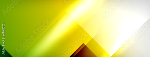 Light and shadow squares and lines abstract background