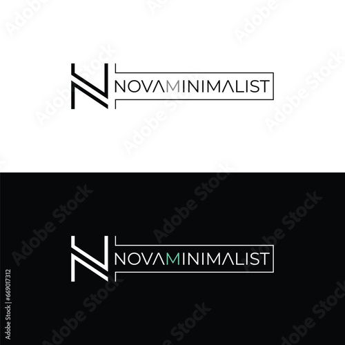 N Minimalist Logo Nova Logo Design