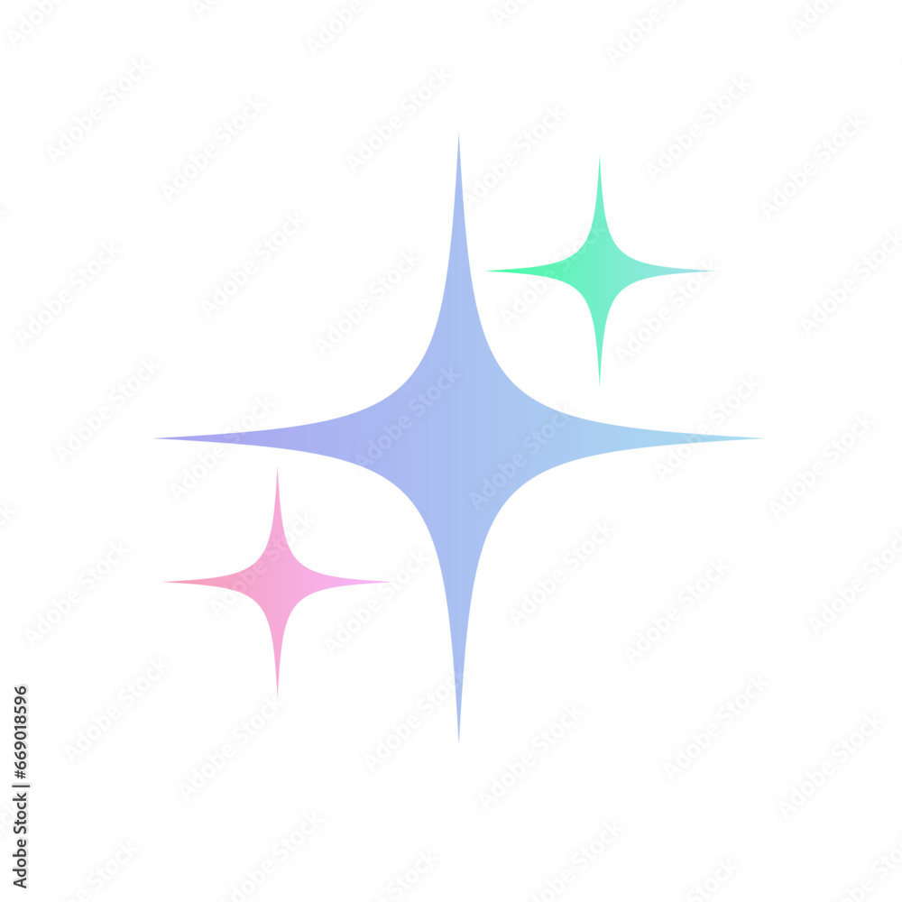 Sparkling stars Sparkling stars
