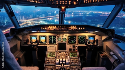 Aircraft Cockpit.