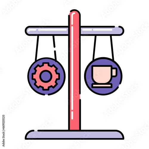 Work Life Balance Icon