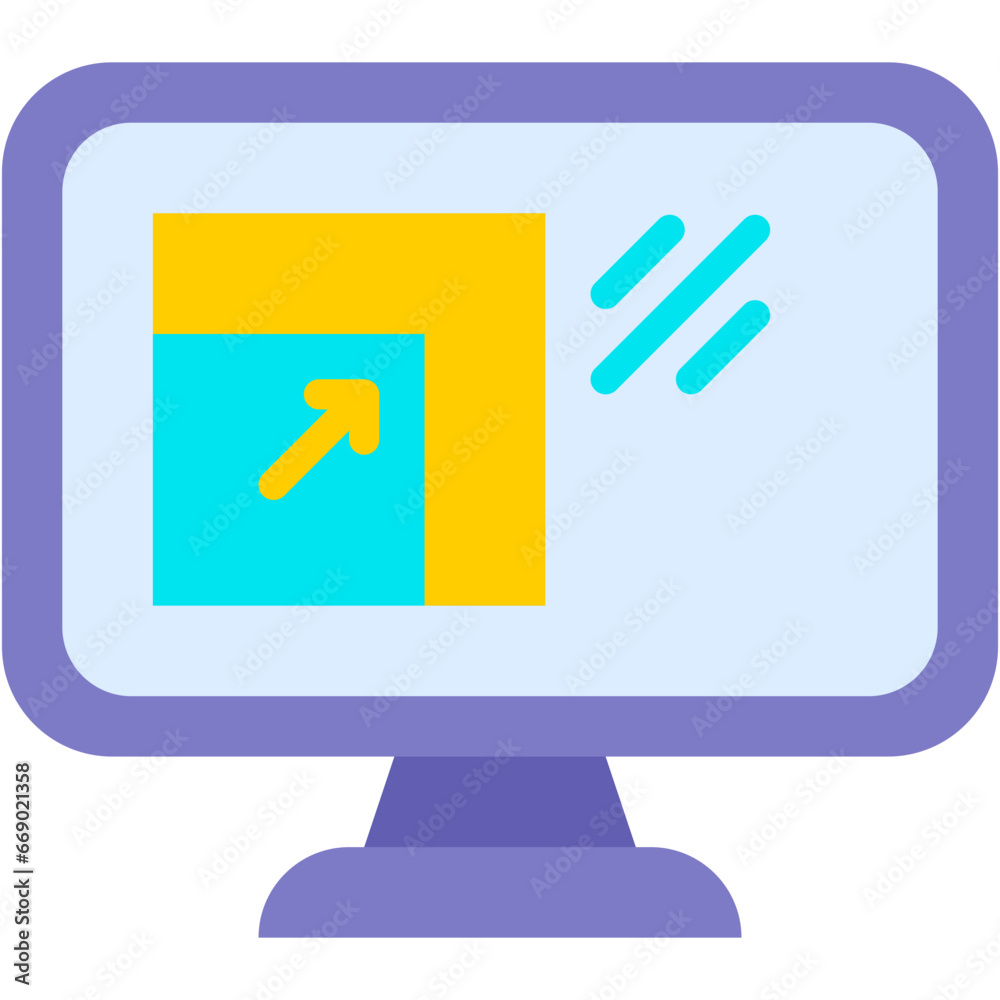 Vector Icon Scalability, Scree, Check, Development, Product, Scale Vector Icon Scalability, Scree, Check, Development, Product, Scale