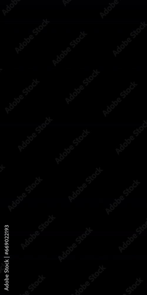 Social vertical portrait orientation Play arrow intro transition, wiping red traingle leading into white wipe intro sting
