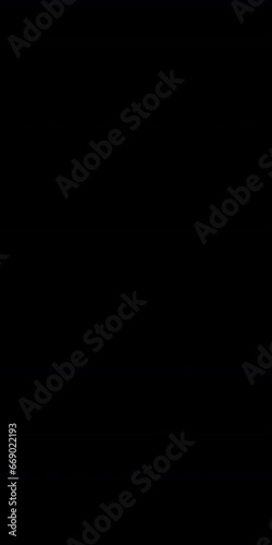 Social vertical portrait orientation Play arrow intro transition, wiping red traingle leading into white wipe intro sting