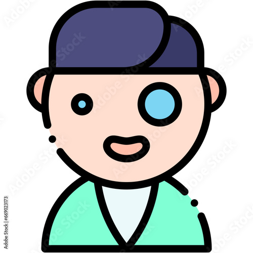 Vector Icon Mutant, Super Power, Cultures, Superhero, User, Avatar