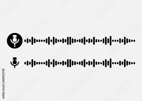 Audio track with voice message
