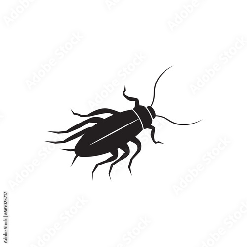 Cockroach icon,vector illustration logo design