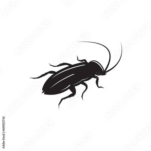 Cockroach icon,vector illustration logo design