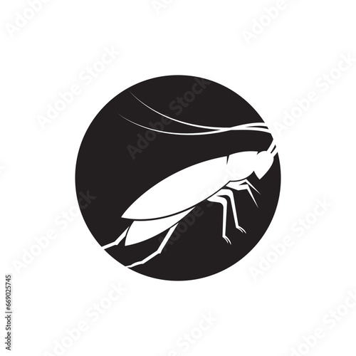 Cockroach icon,vector illustration logo design