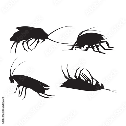 Cockroach icon,vector illustration logo design