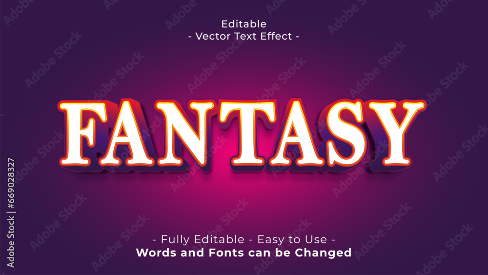 editable fantasy text effect.typhography logo