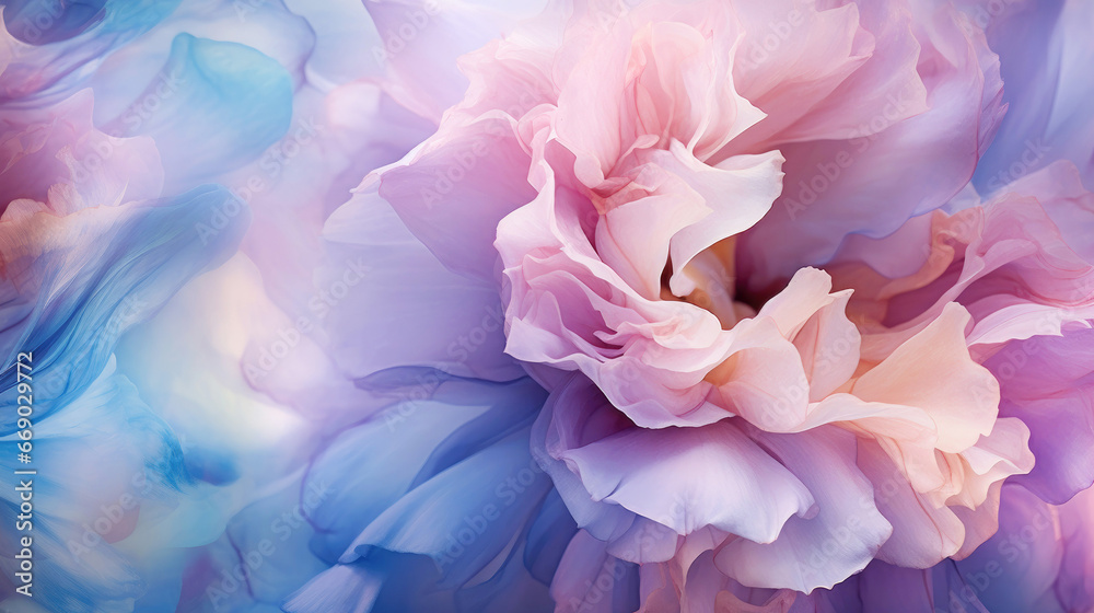 Delicate petals in soft pastels floral background Stock Photo Adobe Stock