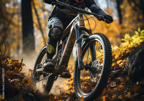 Trail Blazers: Capturing the Fierce Action of Mountain Biking Through Rugged Terrains, A Generative AI’s Leap into the Wild Heart of Adrenaline Fueled Adventures