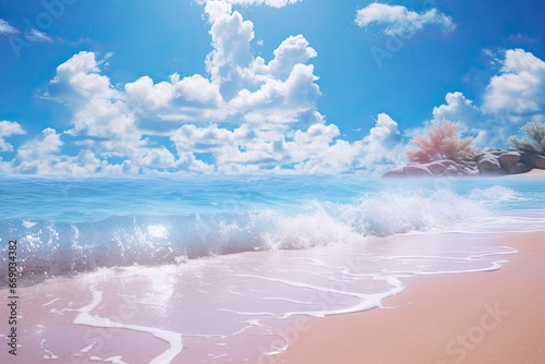 Clear Blue Sea: Aesthetic Beach Scenes in Stunning Ocean Ambience