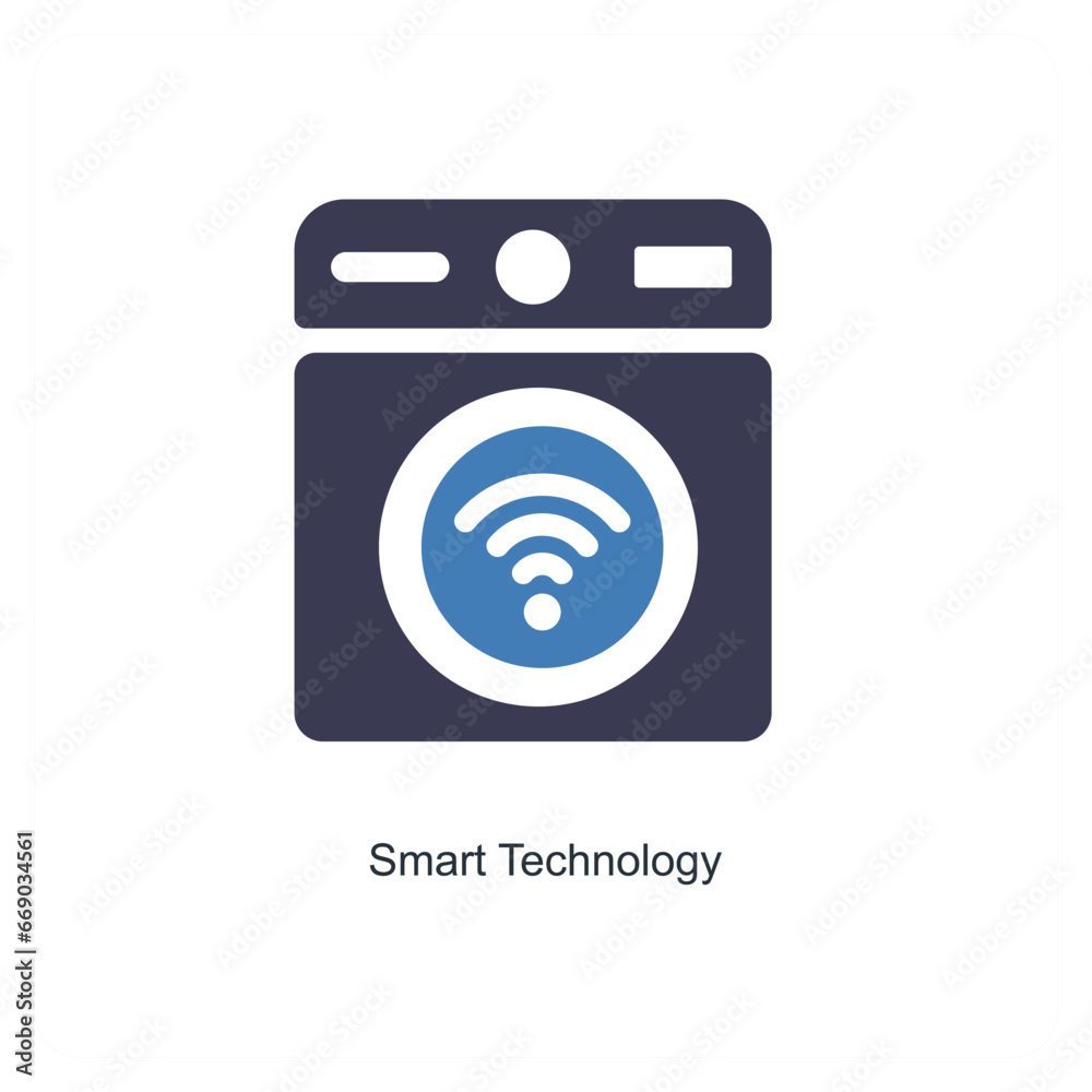 smart technology and connection icon concept smart technology and connection icon concept