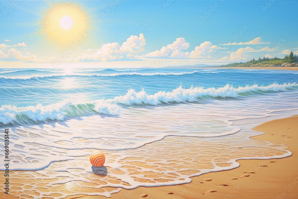 Beach Summer Vacation: Sun, Sand, and Serenity - Captivating Image of Blissful Seaside Getaway Beach Summer Vacation: Sun, Sand, and Serenity - Captivating Image of Blissful Seaside Getaway