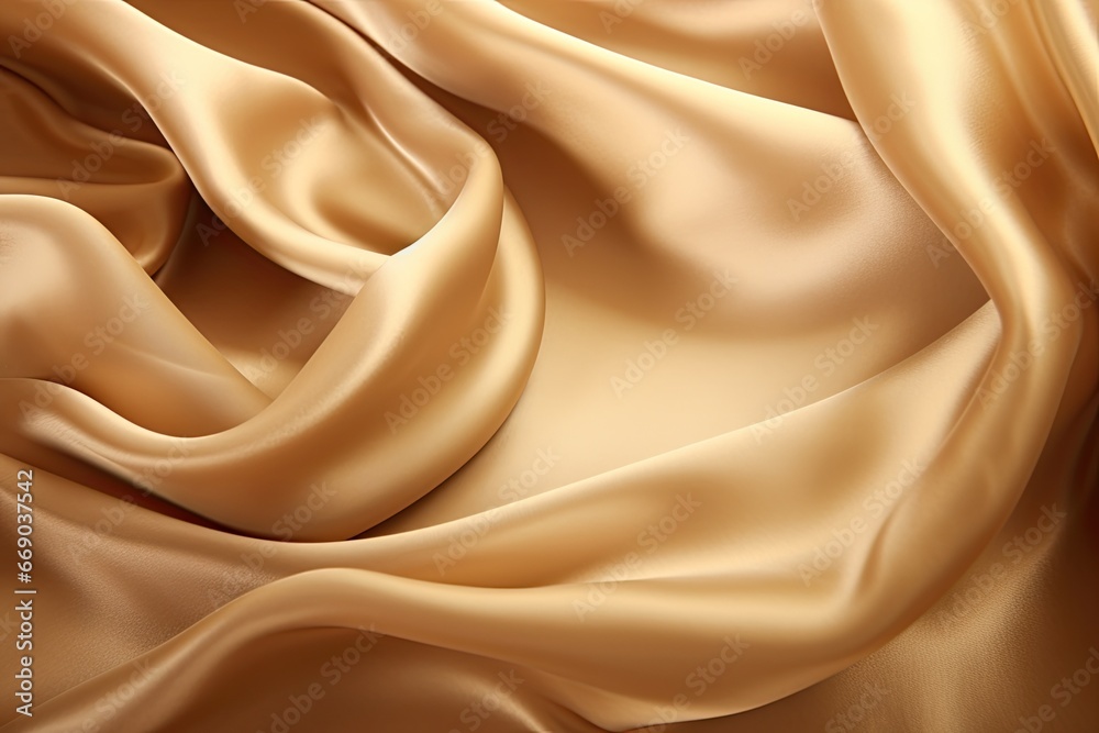 Obraz premium Golden Grains: Sepia Tone Silk Cloth for Luxurious Backgrounds - Stunning Digital Image