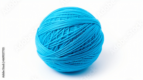 Ball with blue thread