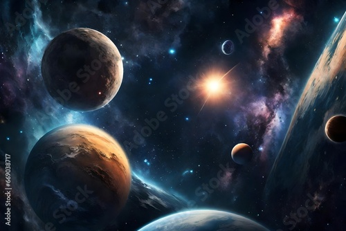 planet in space © qaiser