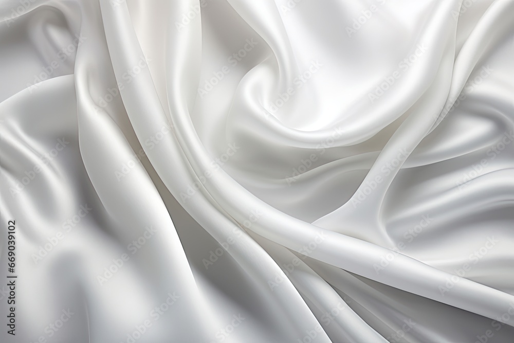 Obraz premium Opal Overture: White Gray Satin Texture - Elegant Backgrounds for Optimal Visual Impact