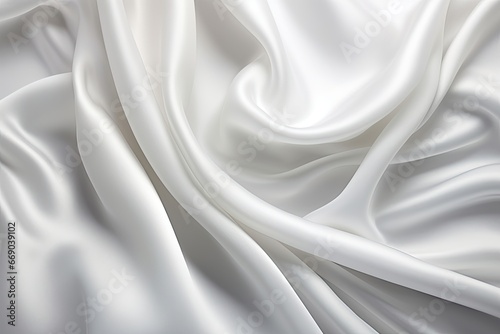 Opal Overture: White Gray Satin Texture - Elegant Backgrounds for Optimal Visual Impact
