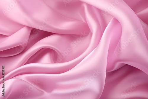 Pink Pageantry: Smooth Elegant Pink Silk - Ideal Valentine's Day Background