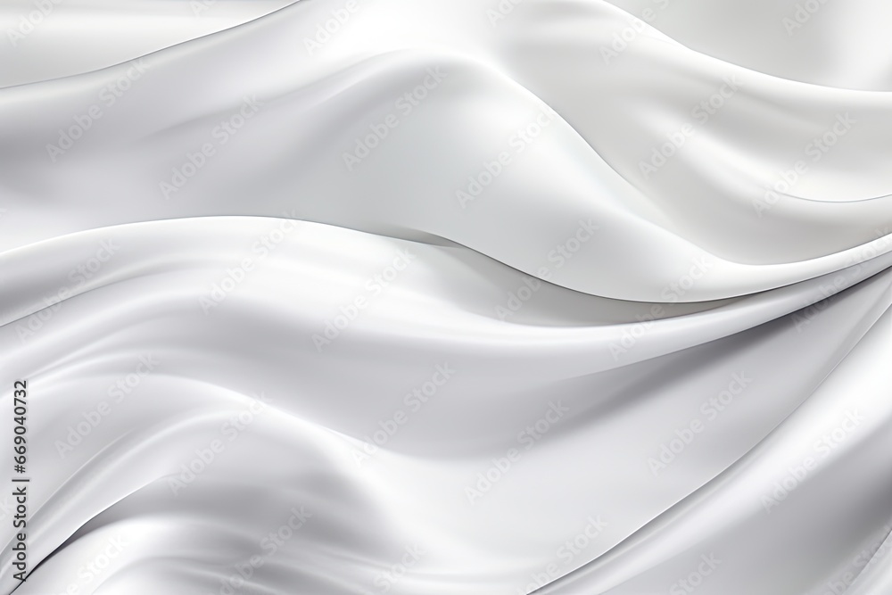 Silver Spectacle: Panoramic White Gray Satin Texture for Backgrounds Silver Spectacle: Panoramic White Gray Satin Texture for Backgrounds