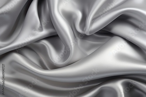 Silver Sheen: Gray Satin Texture for Luxurious Backgrounds - Stunning, High-Quality Images