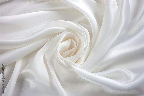 The Elegance of Smooth Elegant White Silk as a Wedding Background: A Stunningly Serene Visual for Your Special Day