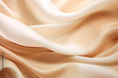 Luxury Cloth: The Graceful Waves in Abstract Background