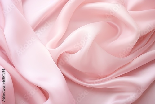 Luxurious Wedding Background: Pink Silk's Soft and Smooth Texture