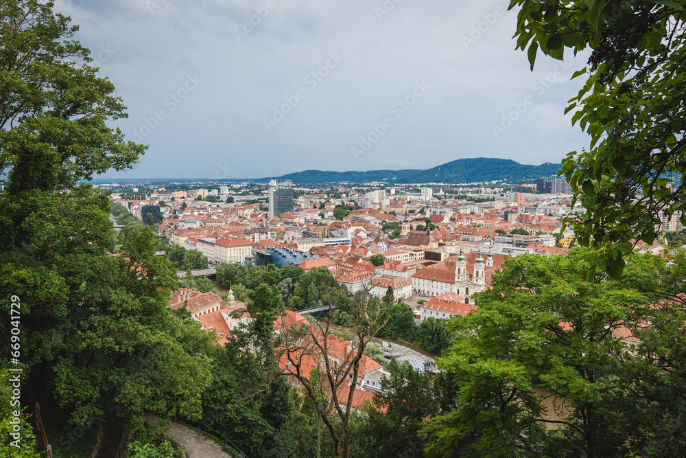 view of the town Graz