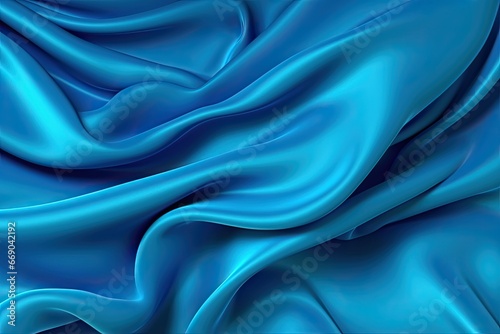 Velvet Verge: Satin Cloth Wallpaper Design with Abstract Liquid Wave