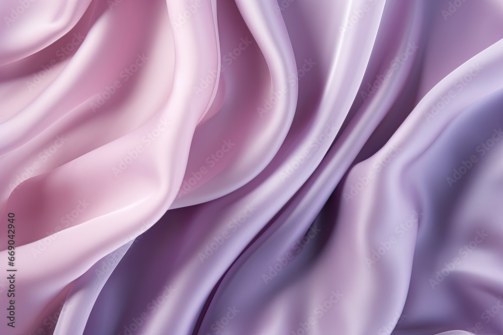 Obraz premium Wavy Elegance: Abstract Luxury Cloth with Soft Silk Folds - Exquisite Digital Image for Fashion Inspiration